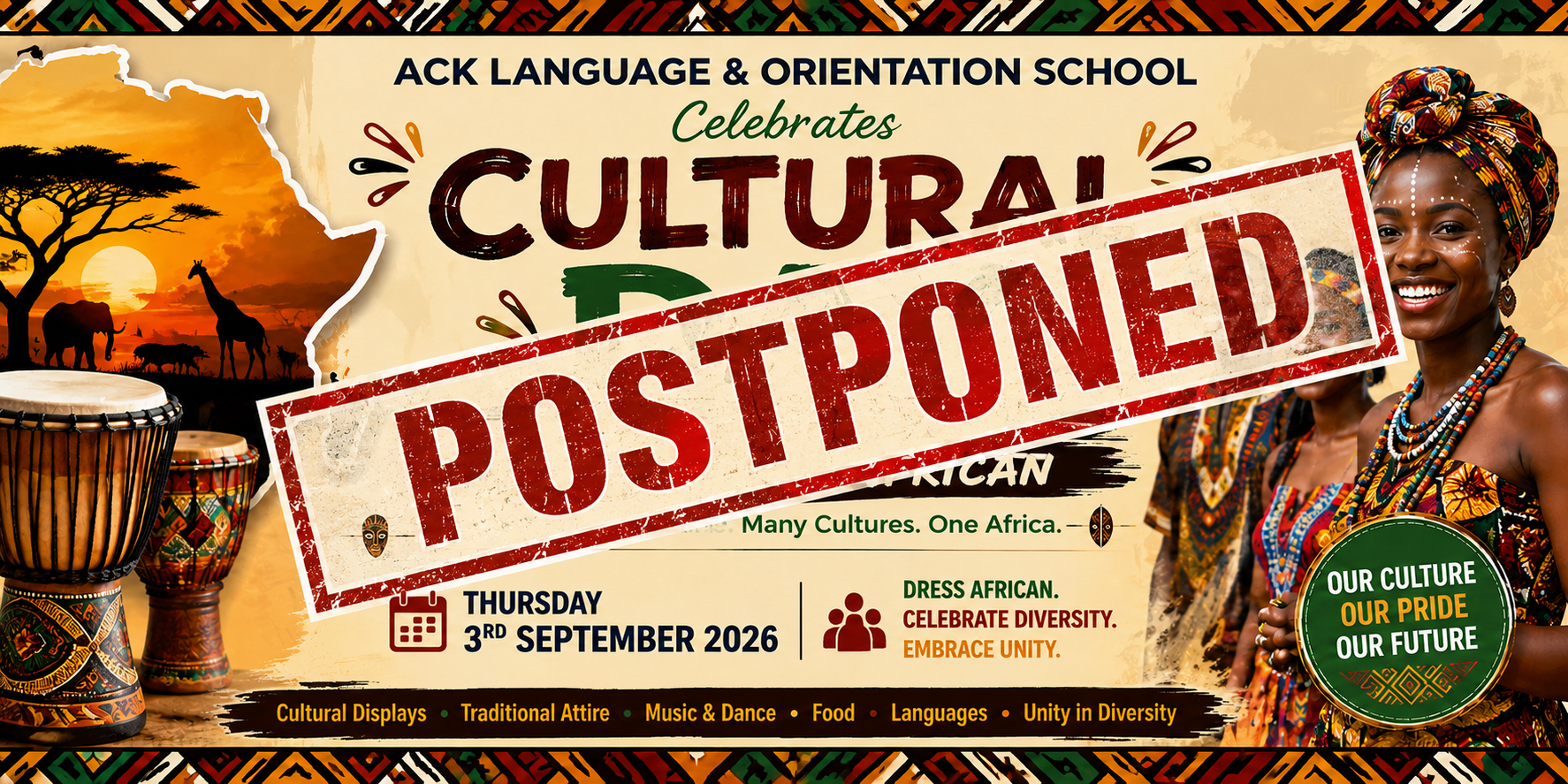 Postponement of cultural day